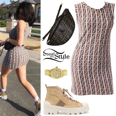 fendi dress kylie|Fendi jewelry.